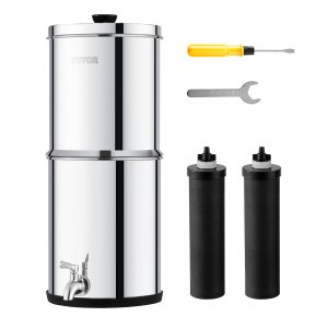 Frizzlife SC85 Filtro Acqua Di Ricambio Per Sistemi A Gravità G190/G210: NSF, 6000 Litri, Maniglia Ergonomica