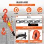 レバーホイスト チェーンホイスト 3300ポンドの容量、5インチのチェーン プーラープーリー付き