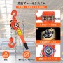 レバーホイスト チェーンホイスト 3300ポンドの容量、5インチのチェーン プーラープーリー付き