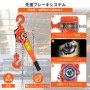 レバーホイスト チェーンホイスト 3300ポンドの容量、10インチのチェーン プーラープーリー付き