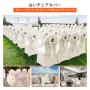 100個 ストレッチ スパンデックス 折りたたみ椅子カバー 結婚披露宴用 アーチ型フロント