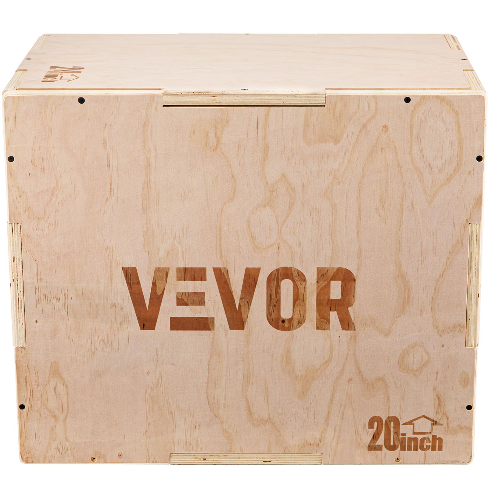 VEVOR 木製プライオボックス プライオメトリックボックス 3in1 プライオジャンプボックス 61x40x50cm ライザー筋力トレーニング