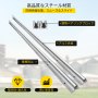 VEVOR リニアレール SBR20-1500mm 2 リニアスライドガイド 4 SBR20UU ベアリングブロック付き