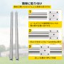 VEVOR リニアレール SBR20-1500mm 2 リニアスライドガイド 4 SBR20UU ベアリングブロック付き