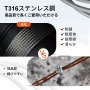 T316 1x19 ステンレス鋼ケーブル 直径3.2 mm ケーブルレール ワイヤーロープ 航空機ケーブル 150 m