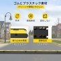 3PCS 2チャンネルゴム ケーブルプロテクターカバー 11000 ポンドの容量 40×9.8×2インチ