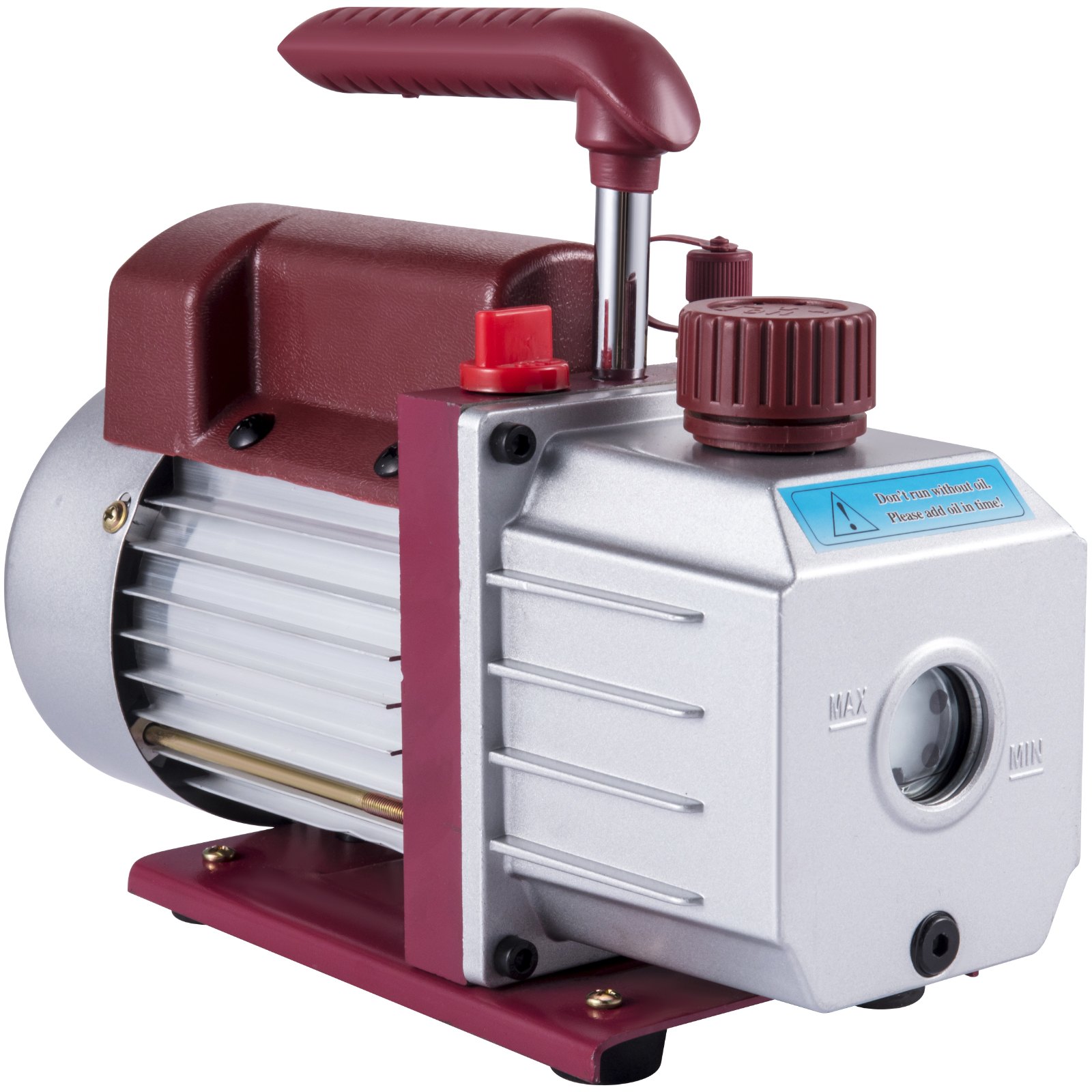 4.5CFM真空ポンプ ロータリーベーン 1/3HP 5Pa クーラー 真空引き 小型 エアコン