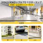 4PCS 1チャンネルゴム ケーブルプロテクターカバー 10Tの耐荷重 102×15.5×3cm