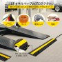 4PCS 1チャンネルゴム ケーブルプロテクターカバー 10Tの耐荷重 102×15.5×3cm