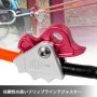 VEVOR スチールコア安全ロープ 鋼線コア 安全ロープ 16mm x 3m 超軽量アルミ合金 カラビナとロープグラブ付き 安全確保 落下防止