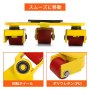 VEVOR 回転ローラーマシン スケート 6600ポンド容量 重量物運搬 360度回転台付き ハンドル付き