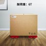 VEVOR 機械類のムーバー 機械スケートローラー 重い機械ドリー 6T 360°回転 赤 4個