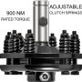 VEVORスリップクラッチPTOスリップクラッチ13/8"PTOスリップシャフト用スムースエンドブラック