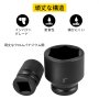 VEVOR インパクトソケットセット 3/4インチ ドライブ 29PCS 3/4インチ-2-1/2インチ 6ポイントソケット