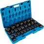 VEVOR インパクトソケットセット 3/4インチ ドライブ 29PCS 3/4インチ-2-1/2インチ 6ポイントソケット