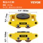 重い機械ドリー 機械類のムーバー スケートローラー 360 度の回転