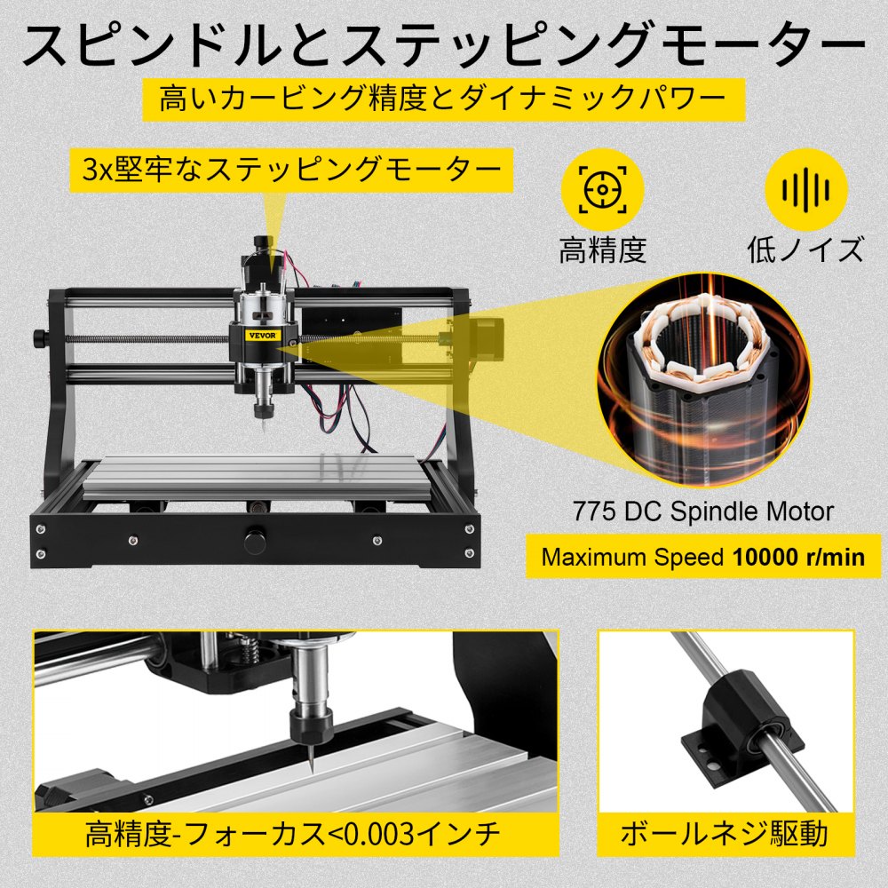 木革プラスチックのためのCnc 3018プロCnc 3018 Cnc機械彫刻家