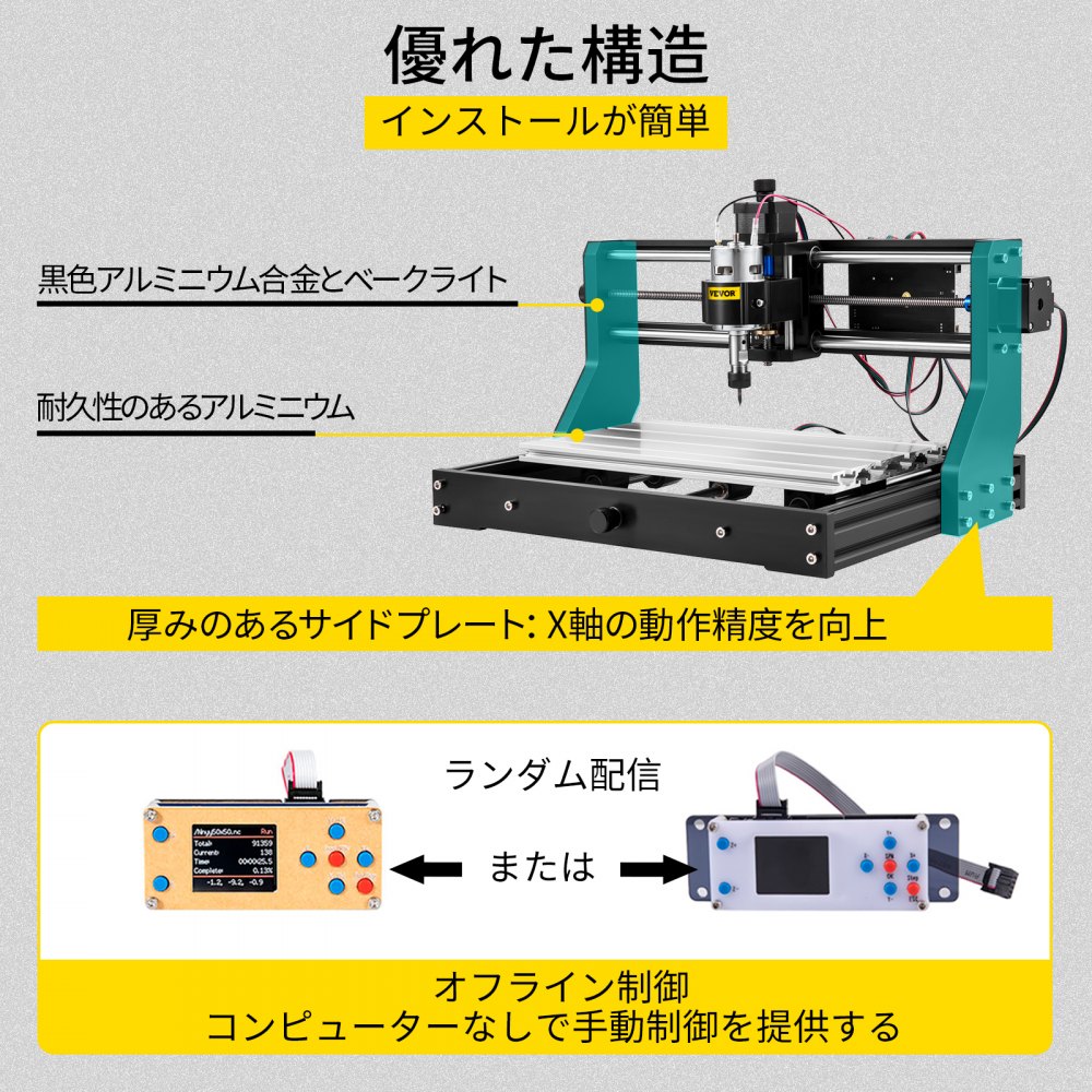 木革プラスチックのためのCnc 3018プロCnc 3018 Cnc機械彫刻家