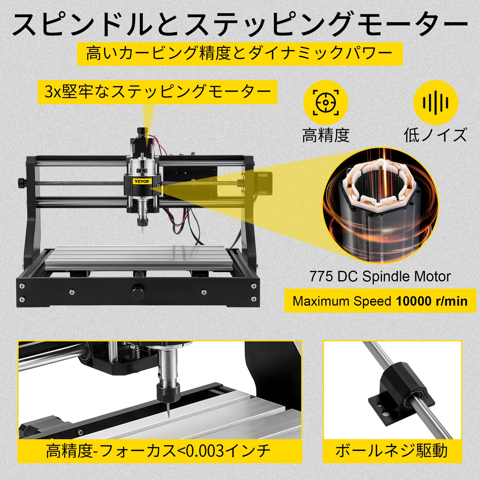木革プラスチックのためのCnc 3018プロCnc 3018 Cnc機械彫刻家