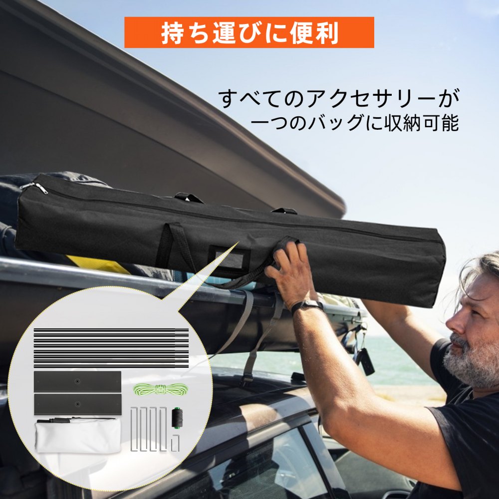 VEVOR 屋外映画クリーン プロジェクタースクリーン スタンド付き 室内室外適用 持ち運び 16:9 HD 4K（100インチ）