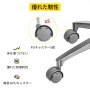 歯科医療助手チェア ナーススツール 360度回転アームレスト PUレザー 黒