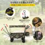 VEVOR 折りたたみ式ワゴンカート、折りたたみ式折りたたみ式ガーデンカート、シェードビーチユーティリティ付き