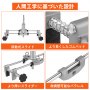 VEVOR 16PCS モーティス ドアロック フィッティング モルティザージグキットツール 3個カッターと1個ルーラー付