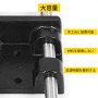 VEVOR 18cm 木工ベンチバイス ウッドクランプロッキング 鋳鉄 25cmのネジ
