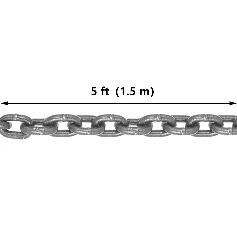リフティングチェーンスリング 10mmx1.5m ダブルレッグチェーンスリング 4t G80Mn鋼チェーン