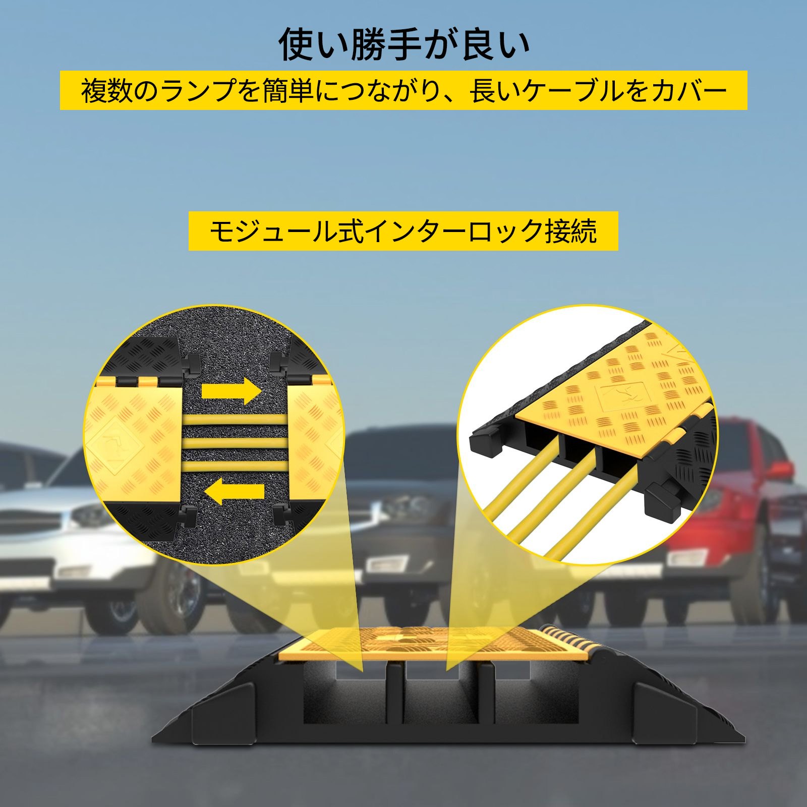 3チャンネル ケーブルプロテクターカバー 22046-44092ポンド容量
