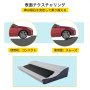 VEVOR 縁石スロープ ゴム製車道スロープ 拡張可能なセンターセクション