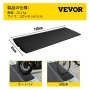 VEVOR 縁石スロープ ゴム製車道スロープ 拡張可能なセンターセクション