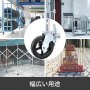 4個 丈夫な足場 ゴム製 スイベルキャスター デュアルロック付き 20x5cm 499kgの耐荷重