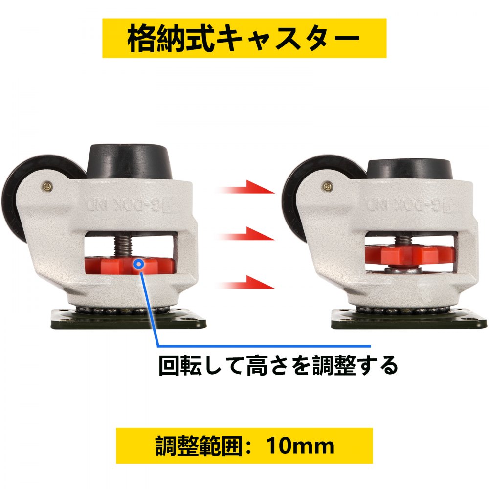 4個 プレートレベリングホイール GD-80F ナイロンホイールとNBRパッドのセット