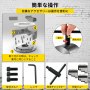 VEVOR 金属 旋盤用 チャック 3爪 自動調芯 5インチ ミリング回転 CNC機械