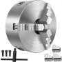 VEVOR 自動調芯 旋盤用 チャック 6インチ 3爪 金属ミーリング旋盤 CNC機械