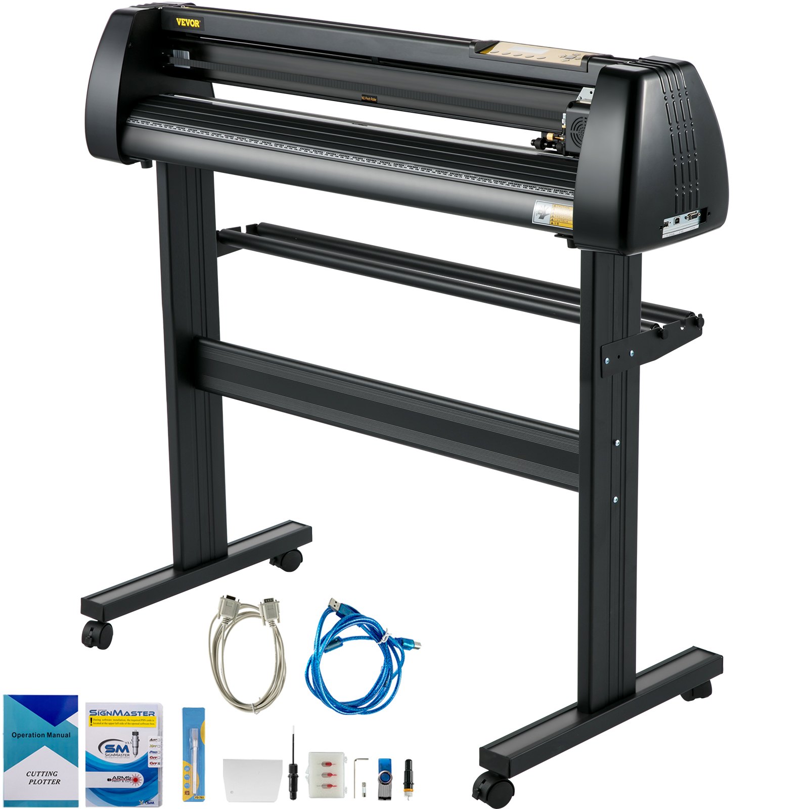 VEVOR ビニール カッター オフライン 28インチ / 720mm ビニール プロッター マシン フロア スタンド付き