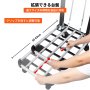 VEVOR 折りたたみ式ハンドカート 耐荷重330ポンド ドリートラック 4輪荷物トロリー付き