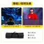VEVOR DJブース ポータブルイベントファサード ファサードフロントボード 折りたたみ式衝立 スチールフレームスタンド 取り外し可能 持ち運び便利 ブラック