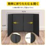 VEVOR DJブース ポータブルイベントファサード ファサードフロントボード 折りたたみ式衝立 スチールフレームスタンド 取り外し可能 持ち運び便利 ブラック