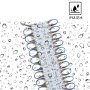 ストアフロントライト RGB SMD5050 窓LEDライト 200pcs 粘着剤付き 3LEDモジュールライト