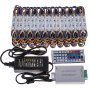 ストアフロントライト RGB SMD5050 窓LEDライト 200pcs 粘着剤付き 3LEDモジュールライト