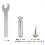 4x4インチ ポストベース、ポストアンカー 10PCS デッキサポート用 黒色粉体塗装ブラケット
