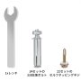 4x4インチ ポストベース、ポストアンカー 3PCS デッキサポート用 黒色粉体塗装ブラケット