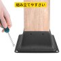 VEVOR デッキポストベース ポストベーススカート 10PCS ポストサポートフランジ 4x4" ベース