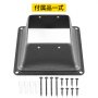 VEVOR デッキポストベース ポストベーススカート 10PCS ポストサポートフランジ 4x4" ベース