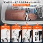 VEVOR 折りたたみ式ハンドカート 耐荷重330ポンド ドリートラック 4輪荷物トロリー付き