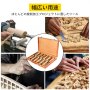 HSS 旋盤チゼルセット 12個 木製旋盤用 泡入りケースセット付き ハードウッドハンドル 60CRV 鉄製リング 収納用木箱