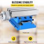 VEVOR フライス盤 卓上十字作業台 4''x7.3'' 2軸 コンパウンドプレシジョン