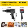 VEVOR エアインパクト レンチ 空気圧インパクト レンチ 差込角12.7mm 最大トルク660Nm 5スピードコントロール